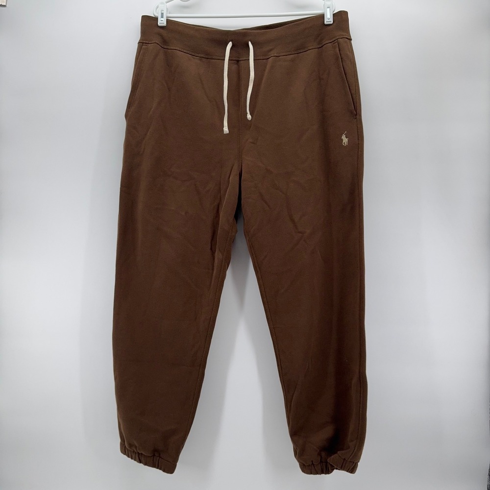 Polo Ralph Lauren Classics Joggers Men XXL Brown Fleece Pony Logo Sweatpant $125